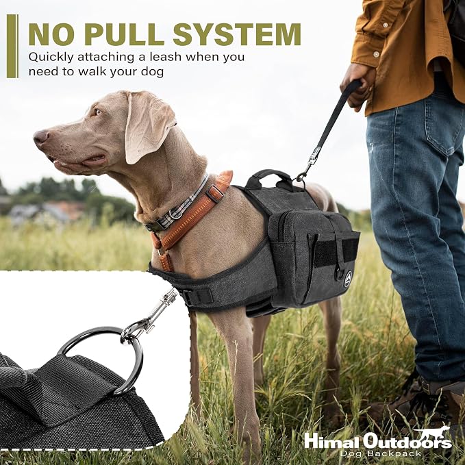 Himal Outdoors Dog Backpack & Saddle Bag, Tactical Hiking Backpack - Image 5