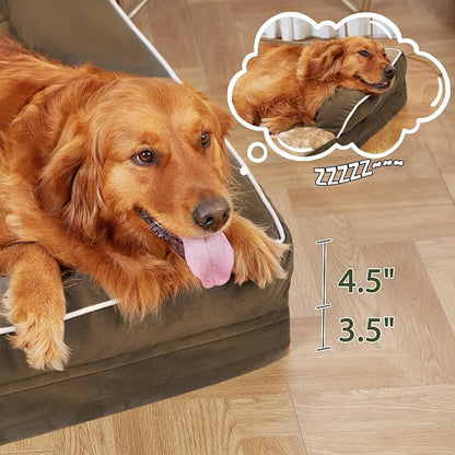 Orthopedic Dog Beds for Large Sized Dogs, Waterproof Egg Crate Foam Medium Dog - Image 7