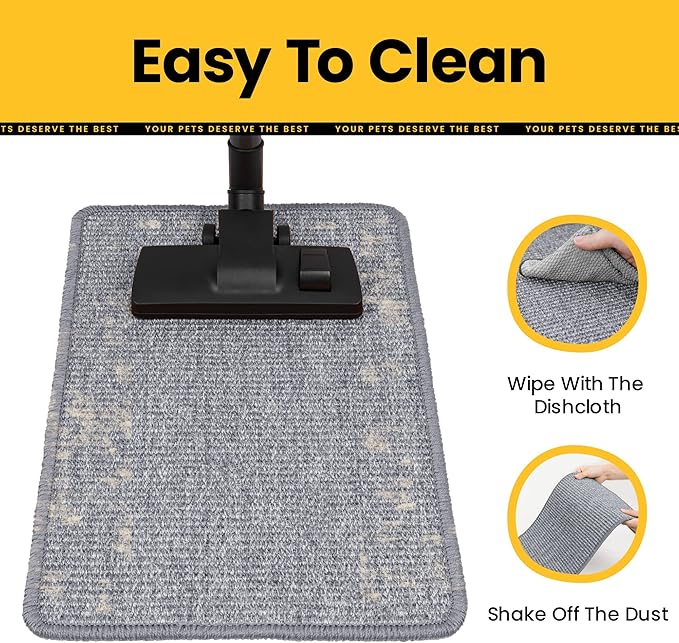 Cat Scratcher Mat, Natural Sisal Cat Scratch Pad - Image 6