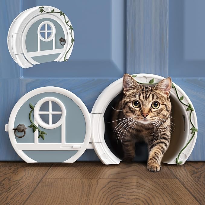 Gnome® Door Cat Door for Interior Doors by PurrfectPortal