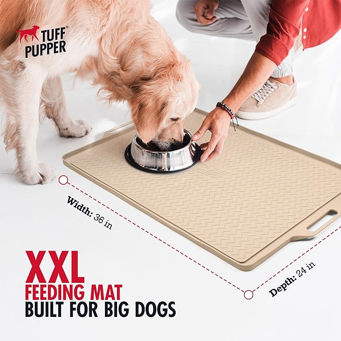 Tuff Pupper 36x24 XXL Dog Feeding Mat - Image 2