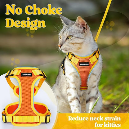 rabbitgoo Cat Harness and Leash Set, Escape Proof Soft Adjustable Vest Harnesses - Image 6