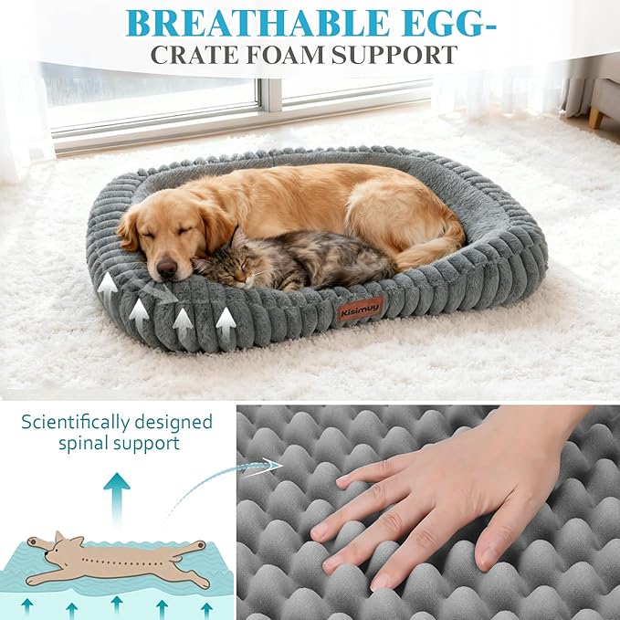 Orthopedic Dog Bed for Extra Large Dogs, Comfort-Sided Calming Pet Bed Couch - Image 2