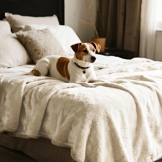 gogobunny Waterproof Bed Blanket, Reversible Sherpa Fleece Throw Blanket - Image 4