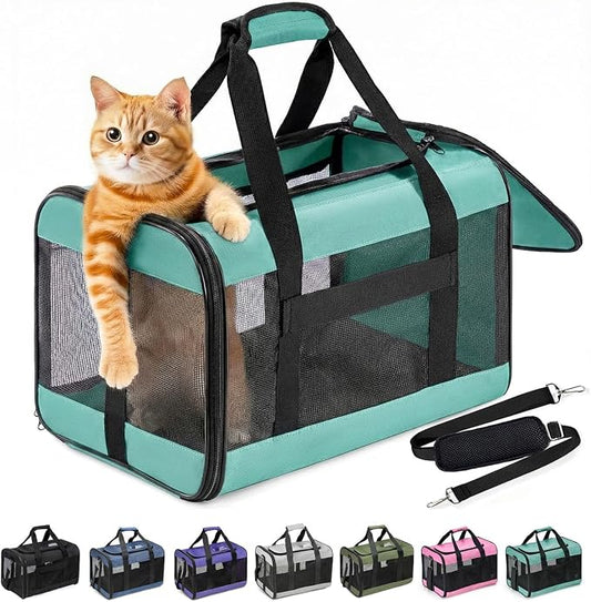 Cat Carrier Airline Approved, Soft-Sided Dog Carrier by Conlun