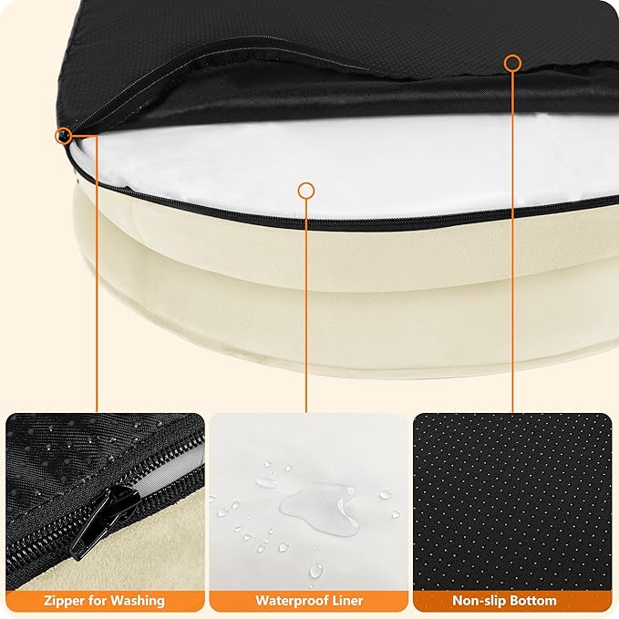 Dwanton Orthopedic Dog Bed for Medium Dogs - Image 6