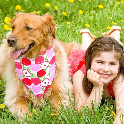 Eccliy 30 Pack Summer Fruit Dog Bandanas Bulk Soft Triangle Dog Scarfs - Image 4