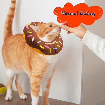 Cat Cone Collar Soft, Adjustable Cat Recovery Collars Spay Cone to Stop Licking - Image 4