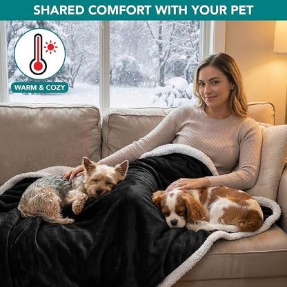 PetAmi Waterproof Dog Blanket for Medium Large Dog Puppy Cat Throw for Couch - Image 4