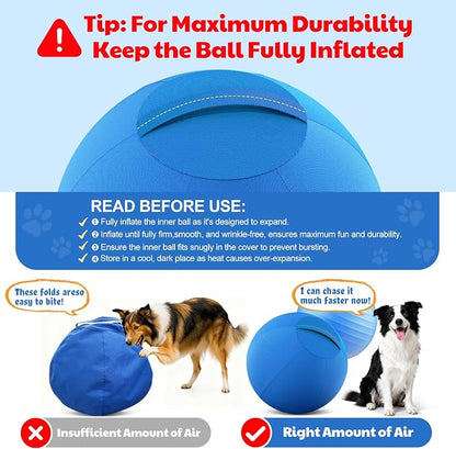 Happypaw 18'' Herding Ball for Dogs – Enhanced Chew Resistance & Heavy-Duty - Image 6