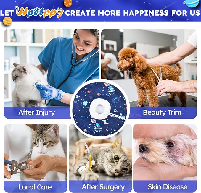 Kitten Cones After Surgery Extra Small Waterproof Cone Collar Soft to Stop - Image 5