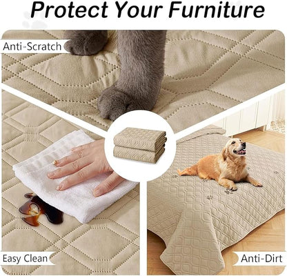 hyha Waterproof Dog Bed Blanket, Soft Pet Blankets, Waterproof Couch Cover - Image 5