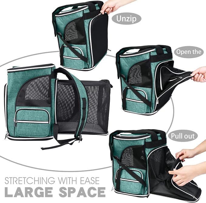 BAGLHER Expandable Pet Carrier Backpack，Pet Backpack - Image 2
