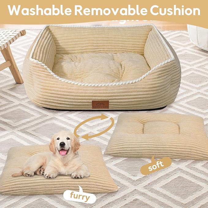 Rectangle Cat Dog Bed for Large Medium Small Pets Indoor Outdoor Machine - Image 5