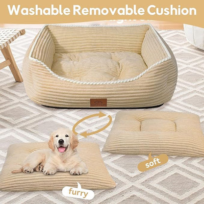 Rectangle Cat Dog Bed for Large Medium Small Pets Indoor Outdoor Machine - Image 5
