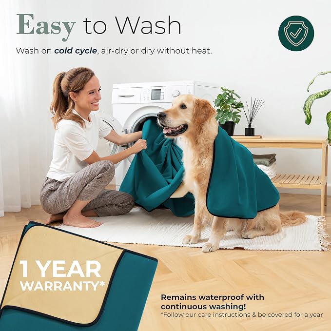 Waterproof Blanket for Bed or Couch – Soft and Leakproof Waterproof Throw - Image 4