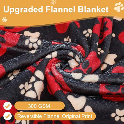 Dog Blankets for Large Dogs, Fuzzy Soft Pet Mat Throw Cover for Kennel Crate Bed - Image 4