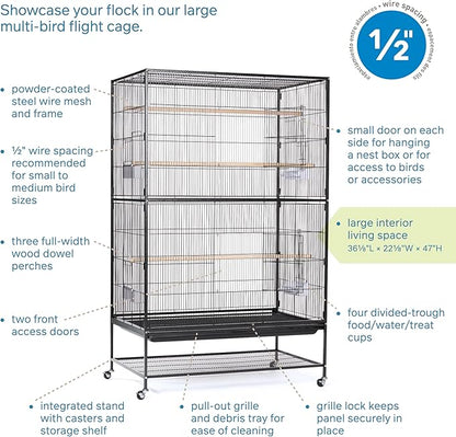 Prevue Hendryx Pet Products Wrought Iron Flight Cage - Image 3