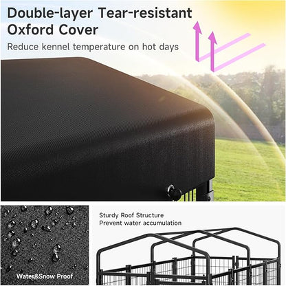 Dog Kennel Outdoor, Large Outside Dog Kennel - Image 5
