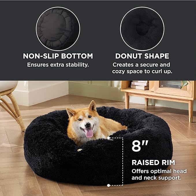 Bedsure Calming Dog Bed for Medium Dogs - Image 3