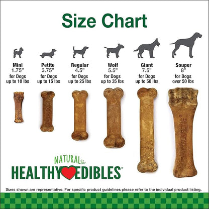 Nylabone Healthy Edibles Natural Dog Chews, Long Lasting Bones - Image 5