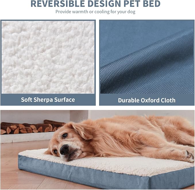 Orthopedic Dog Bed for Extra Large Dogs, XL Comfort Pet Mat for Large Sized Dog - Image 4