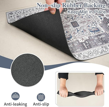 famibay Dog Food Mat, Absorbent Cat Dog Mats - Image 5