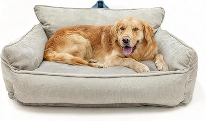 Orthopedic Dog Bed with Memory Foam, Washable Plush Pet Bed by Unknown
