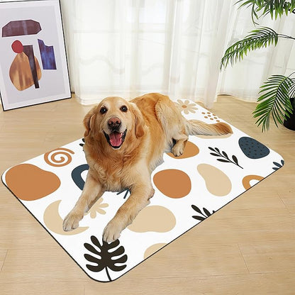 Boho Style Dog Food Mat–Christmas Stocking Absorbent Quick Dry Feeding Placemat - Image 7
