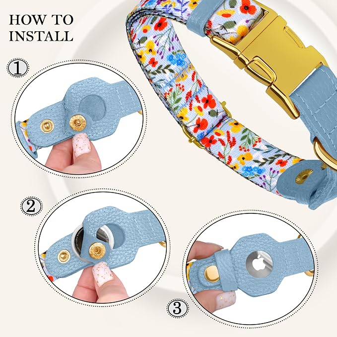AirTag Dog Collar for Small Medium Large Breed - Image 3