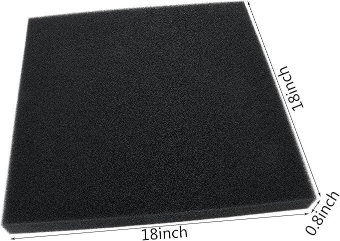 Aquarium Filter Bio Sponge Pad, Foam Sponges Filter Media, Cut fit it Filter - Image 2