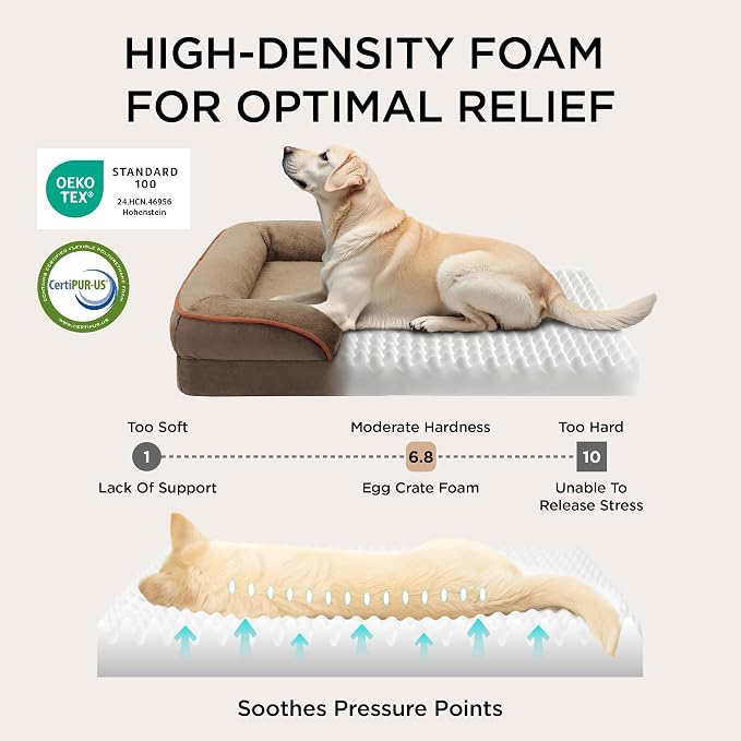 Bedsure Orthopedic Dog Bed Medium Size Dogs - Image 3