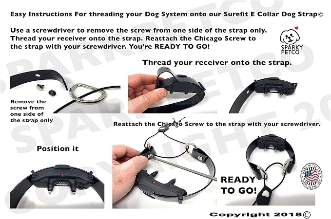 Sparky Pet Co - ECollar Replacement Strap - Bungee Dog Collar - Waterproof - - Image 6