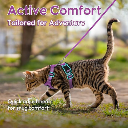 Dooradar Cat Harness and Leash Set, Escape Proof Safe Adjustable Kitten Vest - Image 4