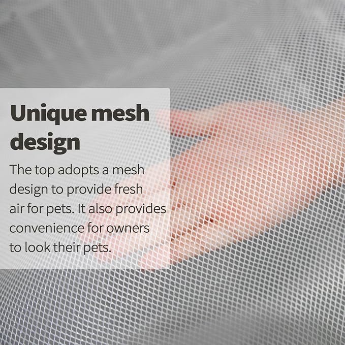PJYuCien Dog Playpen Mesh Top Cover, Fits 36 Inch 4 Panels Regular Square - Image 5