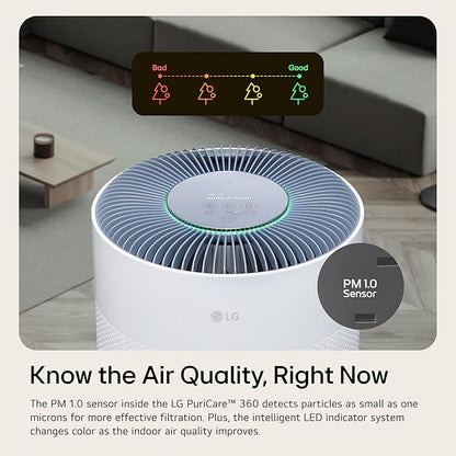 LG PuriCare 360 Air Purifiers for Home, Large and Small Room, 059 ft² in 1 Hr - Image 5