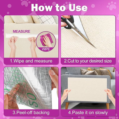 23.6x15.8 Cat Wall Scratcher Mat - Image 8