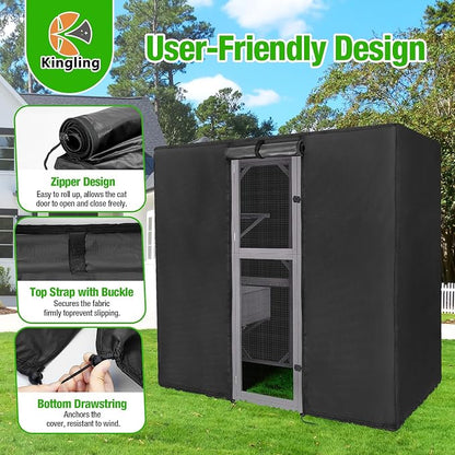 Kingling Outdoor Cat House Cover - Image 5