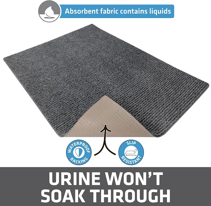 Drymate Cat Litter Box Mat, Litter Trapping Mat, Waterproof, Urine-Proof - Image 4