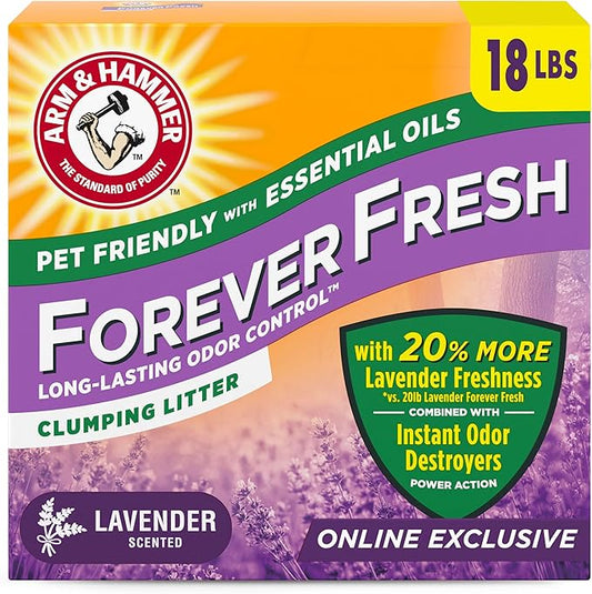 Arm & Hammer Forever Fresh Clumping Cat Litter Lavender, by ARMHAMMER