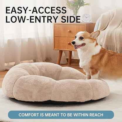 OhGeni 31 inches Calming Donut Orthopedic Dog & Cat Bed - Image 2