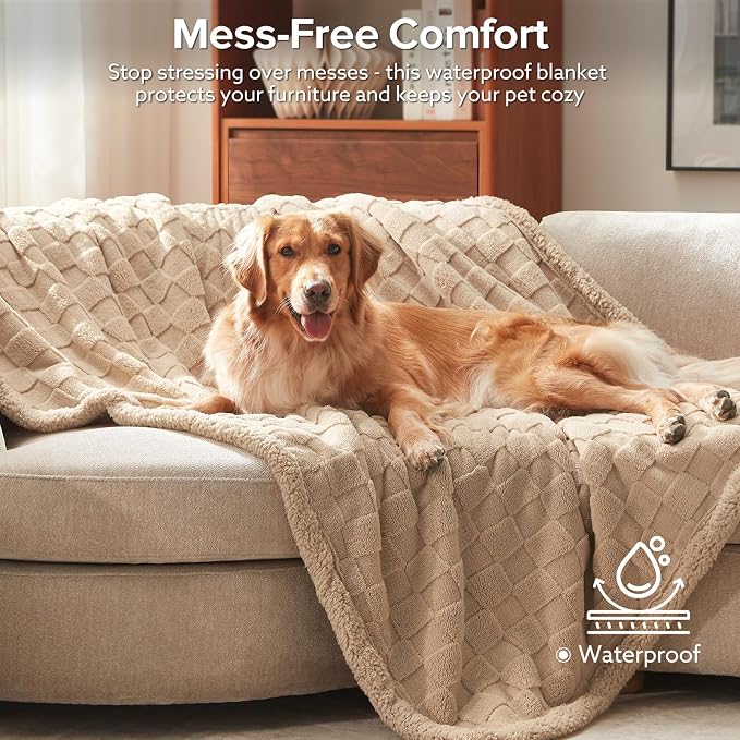 GASUR Waterproof Dog Blankets for Medium Small Dogs, Dog Blanket for Couch Bed - Image 2
