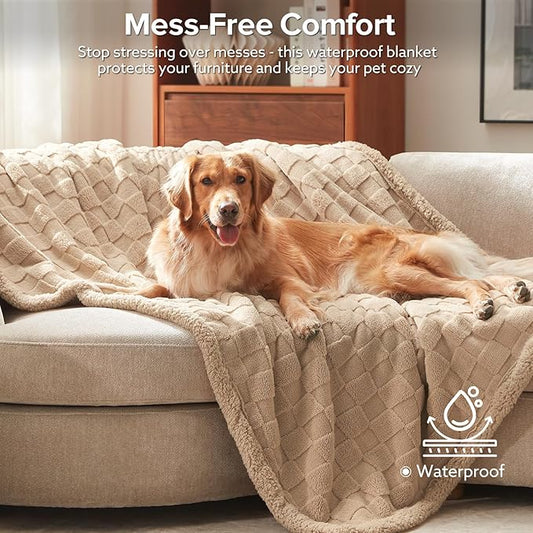 GASUR Waterproof Dog Blankets for Large Dogs, Dog Blanket for Couch Bed - Image 2