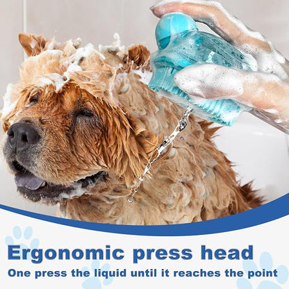 2PCS Dog Washing Gloves and Dog Shampoo Brush, Dog Bath Brush That can add Dog - Image 6