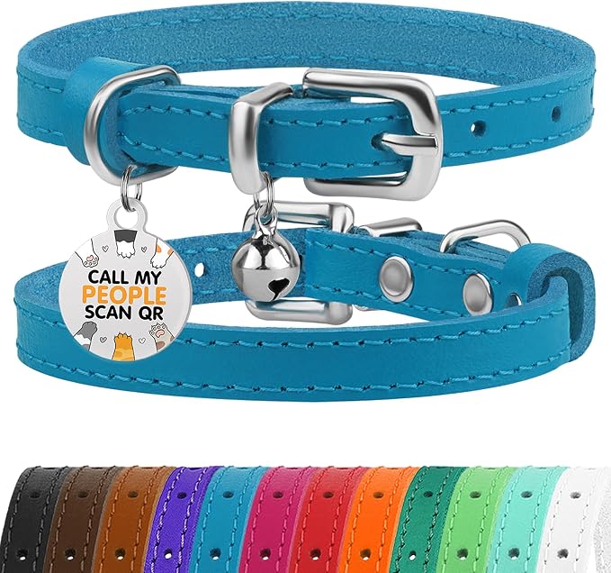 BRONZEDOG Leather Cat Collar by BRONZEDOG