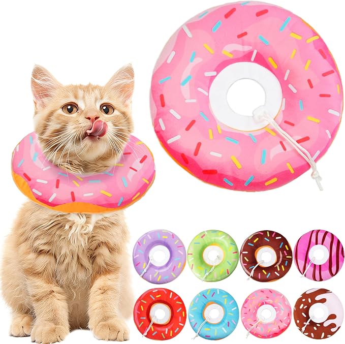 Cat Cone Collar Soft, Cat Recovery Collar by Hpetppy