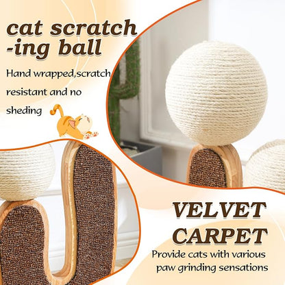 Cactus-Shaped Cat Scratching Post - Image 5