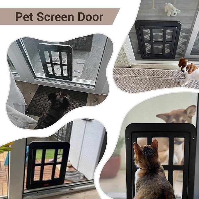 PETLESO Large Dog Door for Screen Door - Image 2