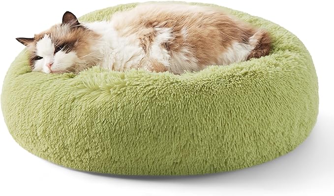 Bedsure Calming Cat Beds for Indoor Cats by BEDSURE