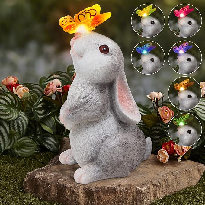 Garden Statue Outdoor Decor-Rabbit by PaLuQiYa